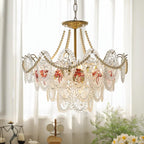 Whitenwynne Glass Chandelier-Moonnatur