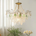 Whitenwynne Glass Chandelier-Moonnatur
