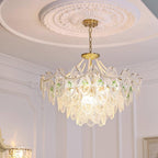 Whitenwynne Glass Chandelier-Moonnatur