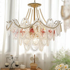 Whitenwynne Glass Chandelier-Moonnatur