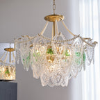 Whitenwynne Glass Chandelier-Moonnatur