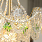 Whitenwynne Glass Chandelier-Moonnatur