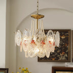 Whitenwynne Glass Chandelier-Moonnatur