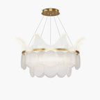 Wardenenora Acrylic Chandelier-Moonnatur