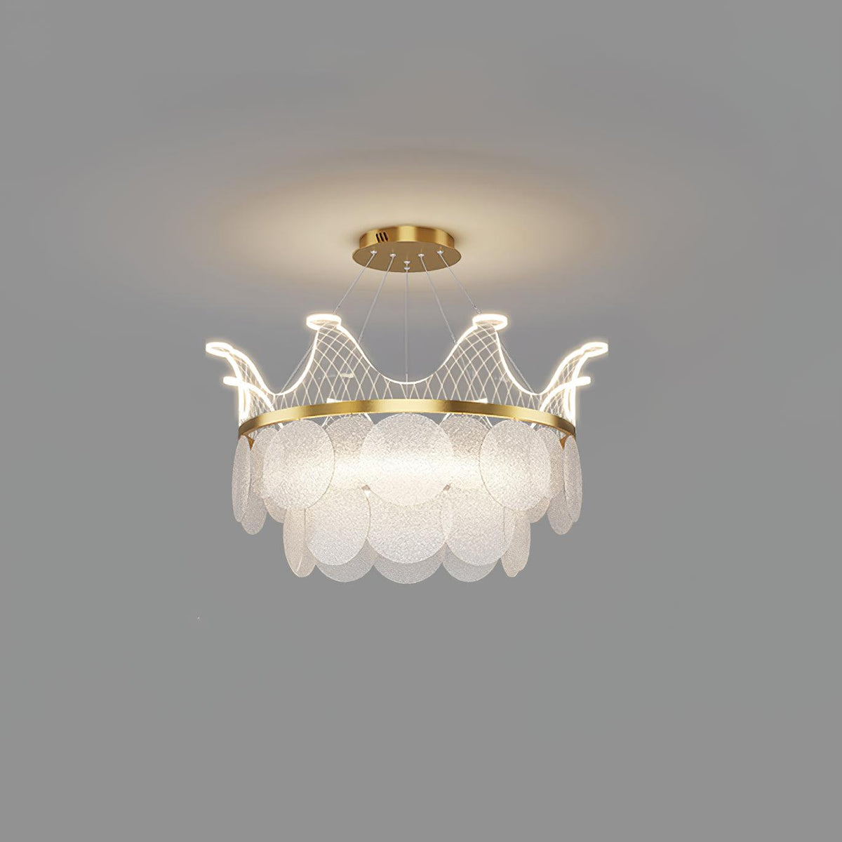 Wardenenora Acrylic Chandelier-Moonnatur