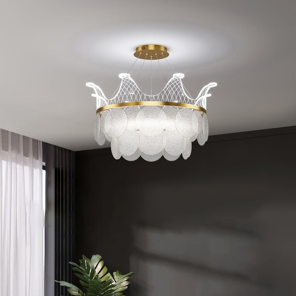 Wardenenora Acrylic Chandelier-Moonnatur