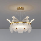 Wardenenora Acrylic Chandelier-Moonnatur