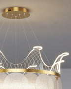 Wardenenora Acrylic Chandelier-Moonnatur