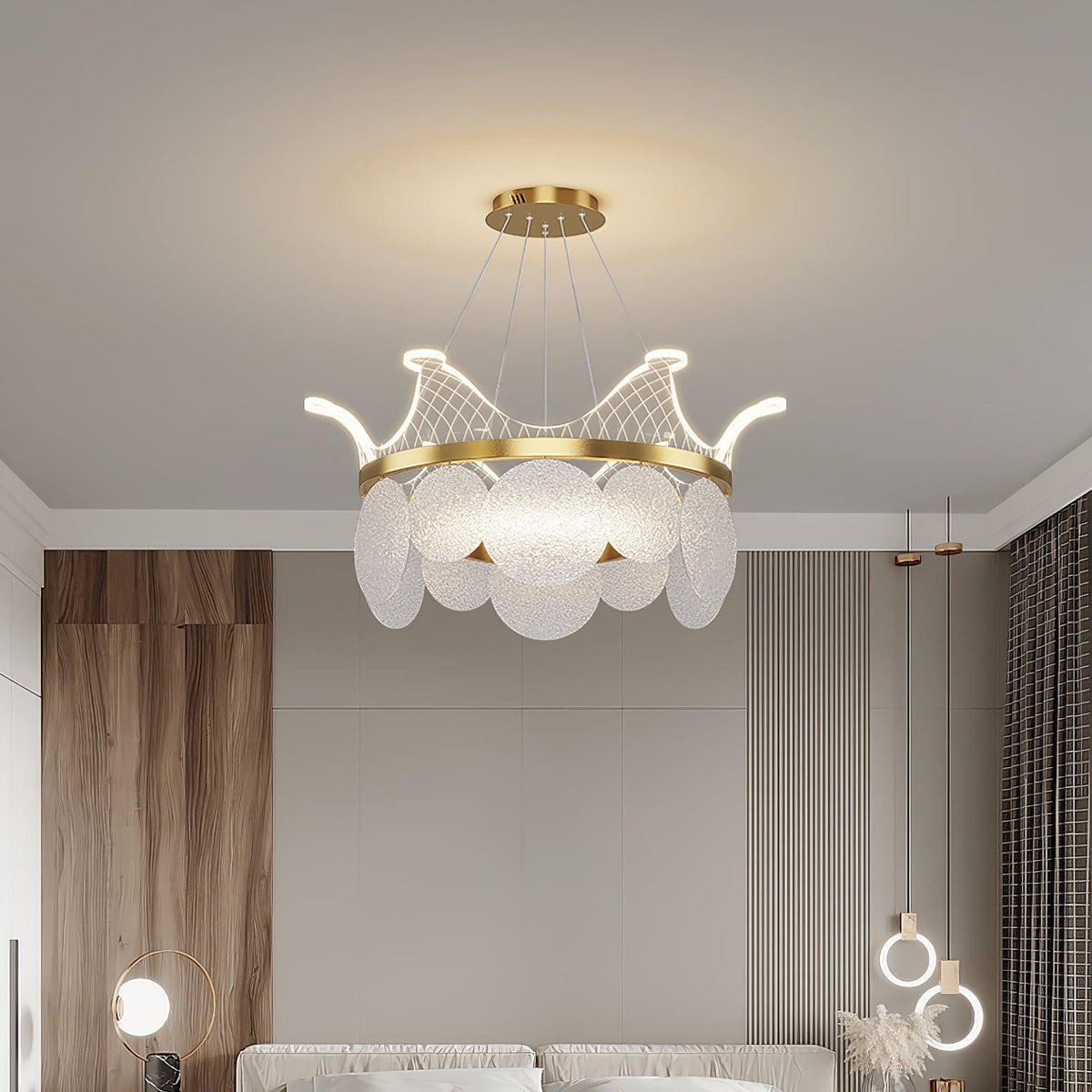 Wardenenora Acrylic Chandelier-Moonnatur