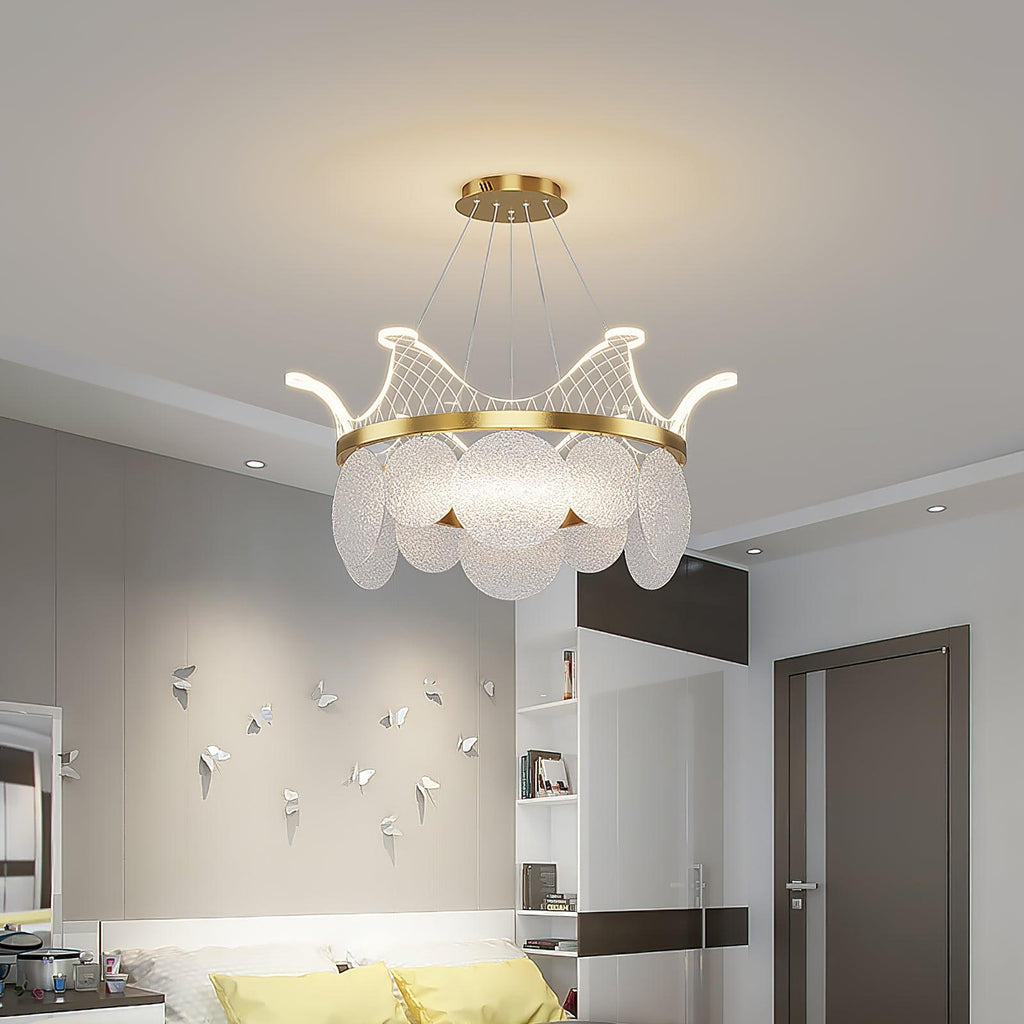 Wardenenora Acrylic Chandelier-Moonnatur