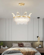Wardenenora Acrylic Chandelier-Moonnatur