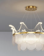 Wardenenora Acrylic Chandelier-Moonnatur