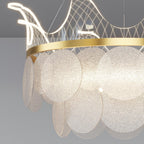 Wardenenora Acrylic Chandelier-Moonnatur