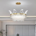 Wardenenora Acrylic Chandelier-Moonnatur