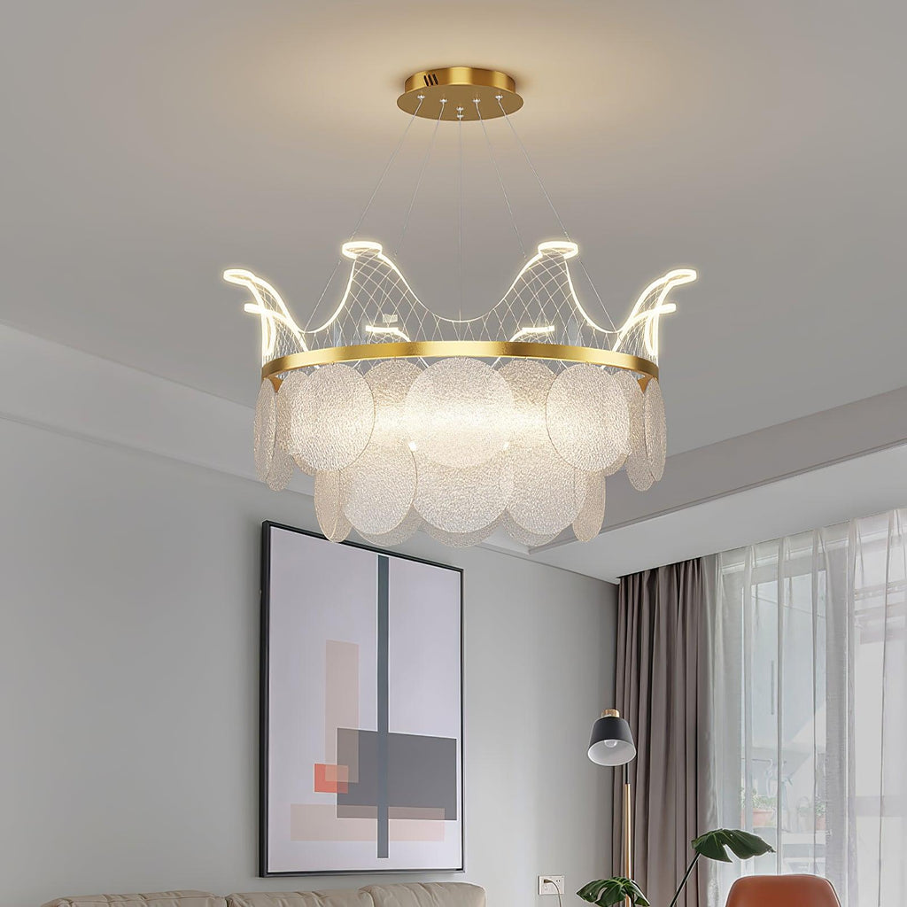 Wardenenora Acrylic Chandelier-Moonnatur