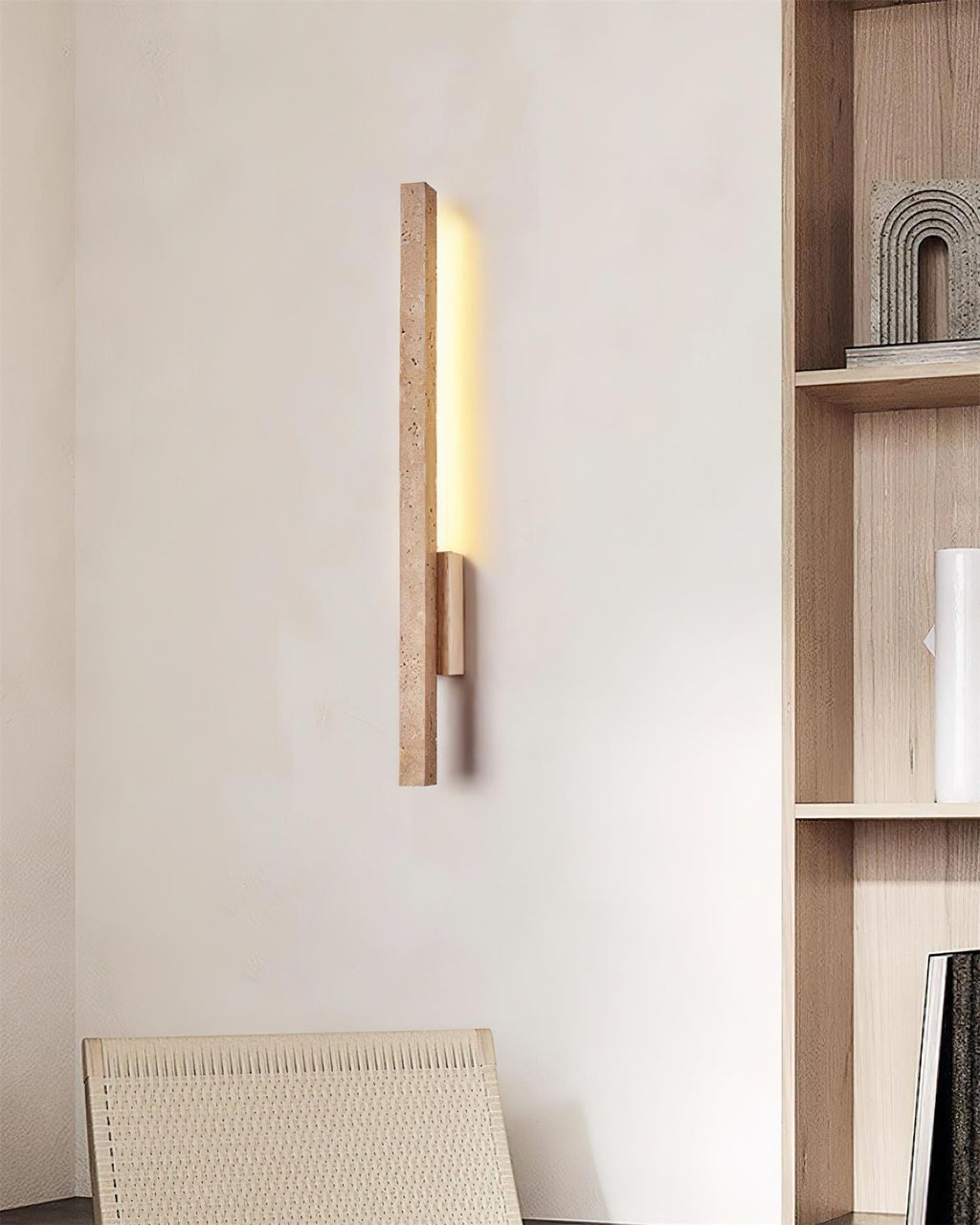 Cindelwyn Travertine Wall Light-Moonnatur
