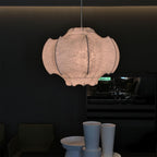 Grevenna Cocoon Silk Pendant Light-Moonnatur