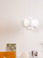 Grevenna Cocoon Silk Pendant Light-Moonnatur