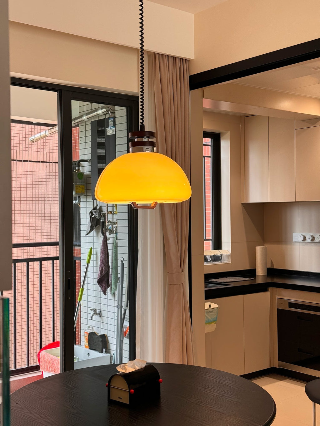Harleth Glass Pendant Light-Moonnatur