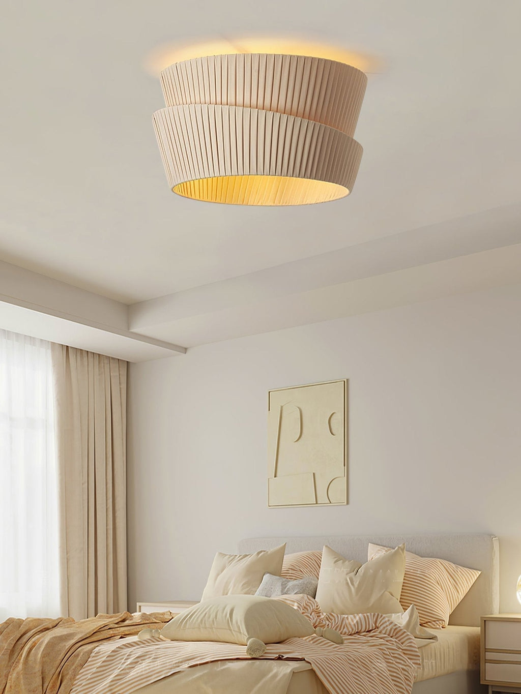 Lorrenlyn Fabric Ceiling Light-Moonnatur