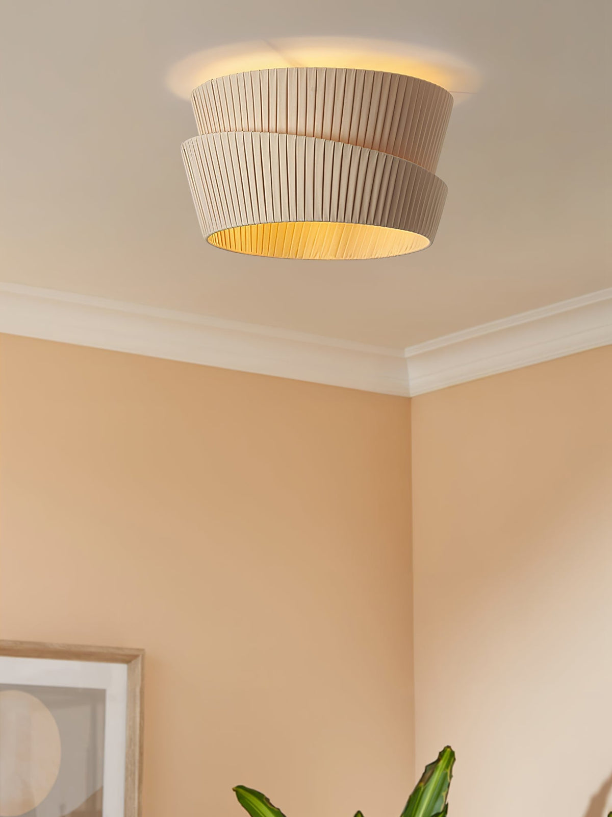 Lorrenlyn Fabric Ceiling Light-Moonnatur