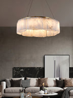 Langrenfern Alabaster Chandelier-Moonnatur