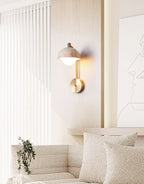 Glenelle Travertine Wall Light-Moonnatur