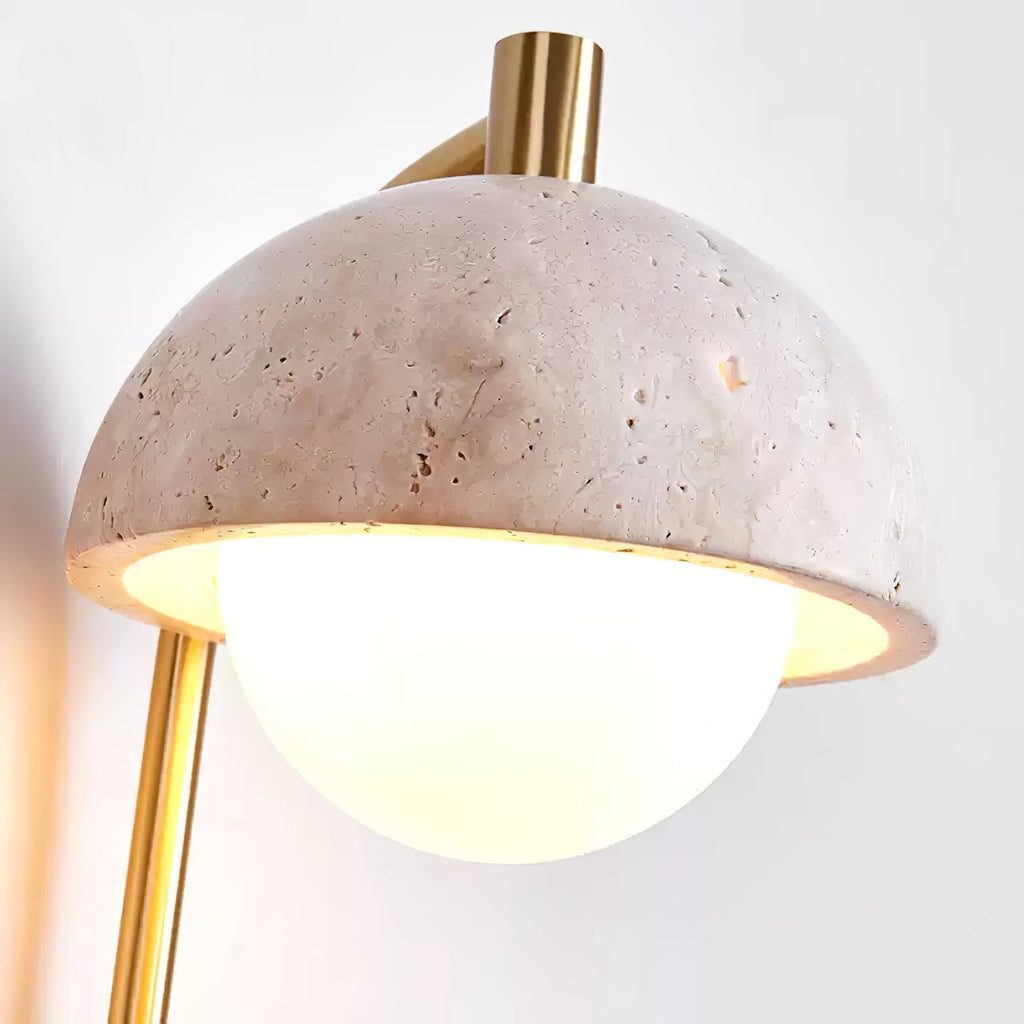Glenelle Travertine Wall Light-Moonnatur