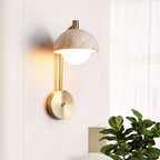 Glenelle Travertine Wall Light-Moonnatur