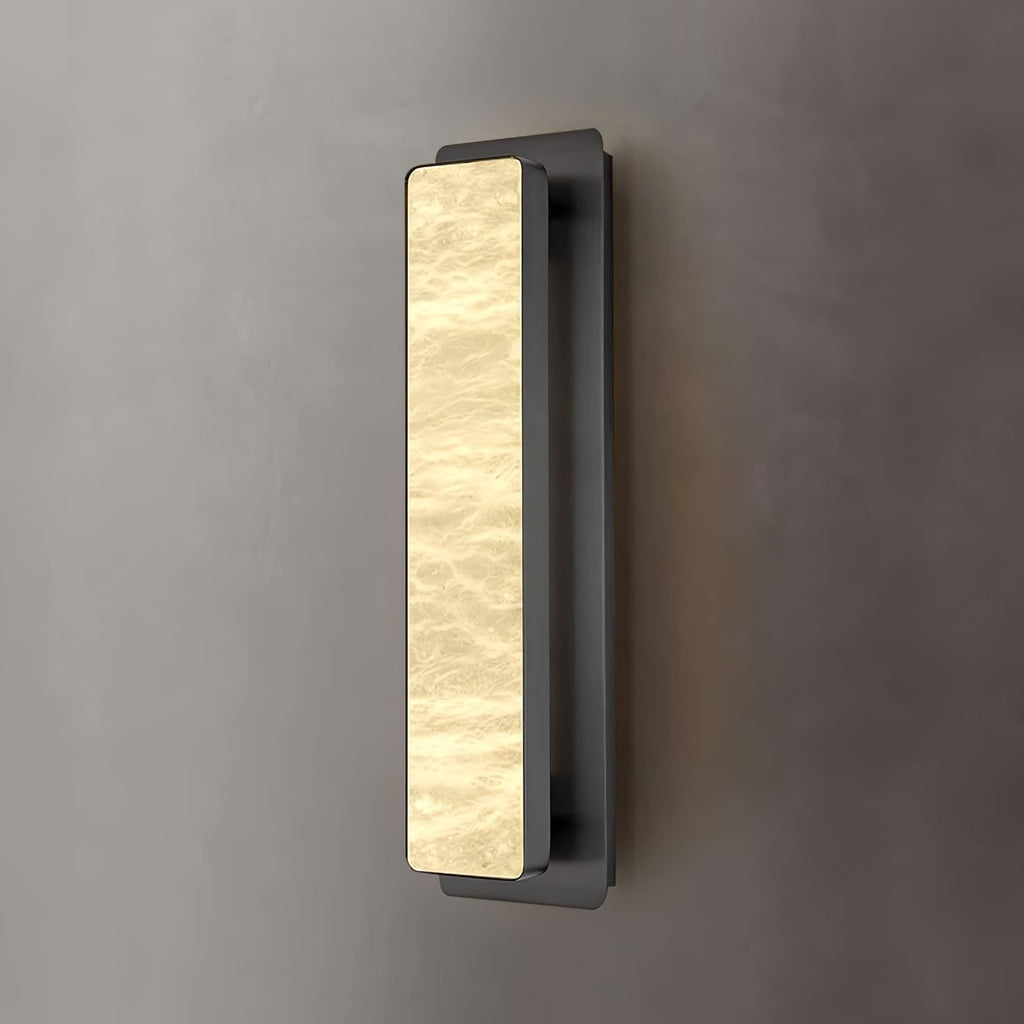 Enverorie Alabaster Wall Light-Moonnatur