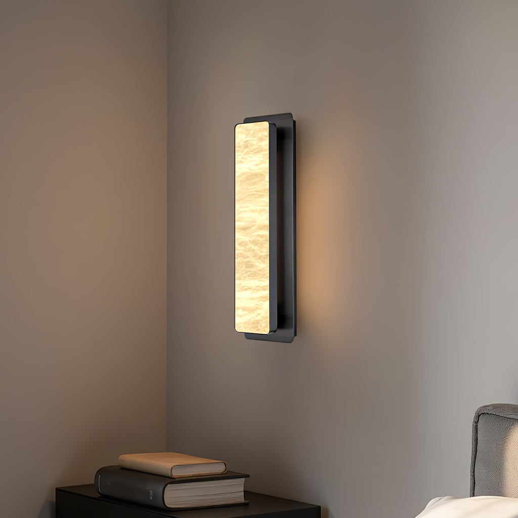 Enverorie Alabaster Wall Light-Moonnatur