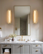 Enverorie Alabaster Wall Light-Moonnatur