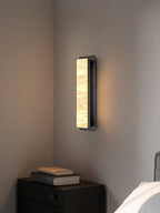 Enverorie Alabaster Wall Light-Moonnatur