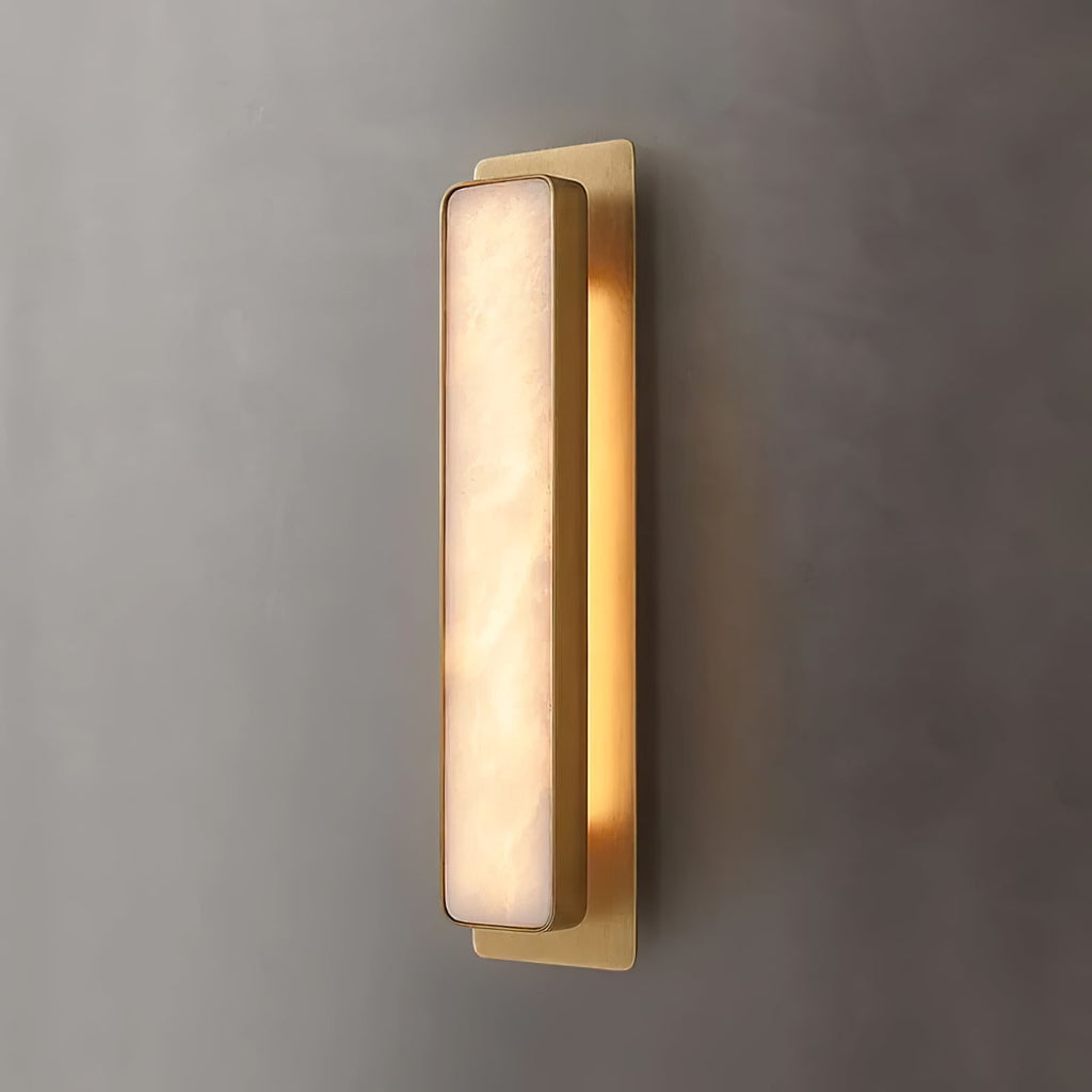 Enverorie Alabaster Wall Light-Moonnatur