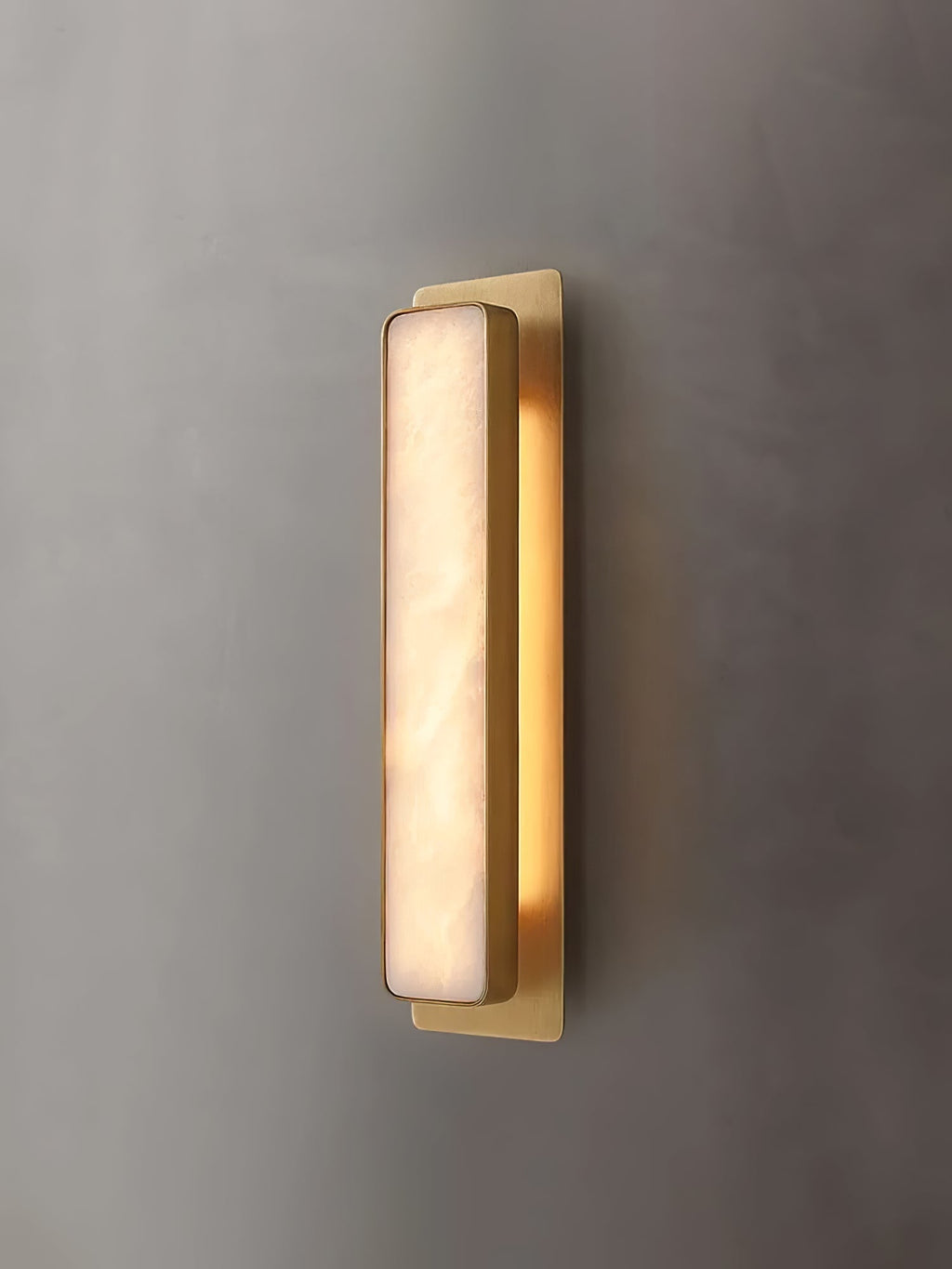 Enverorie Alabaster Wall Light-Moonnatur