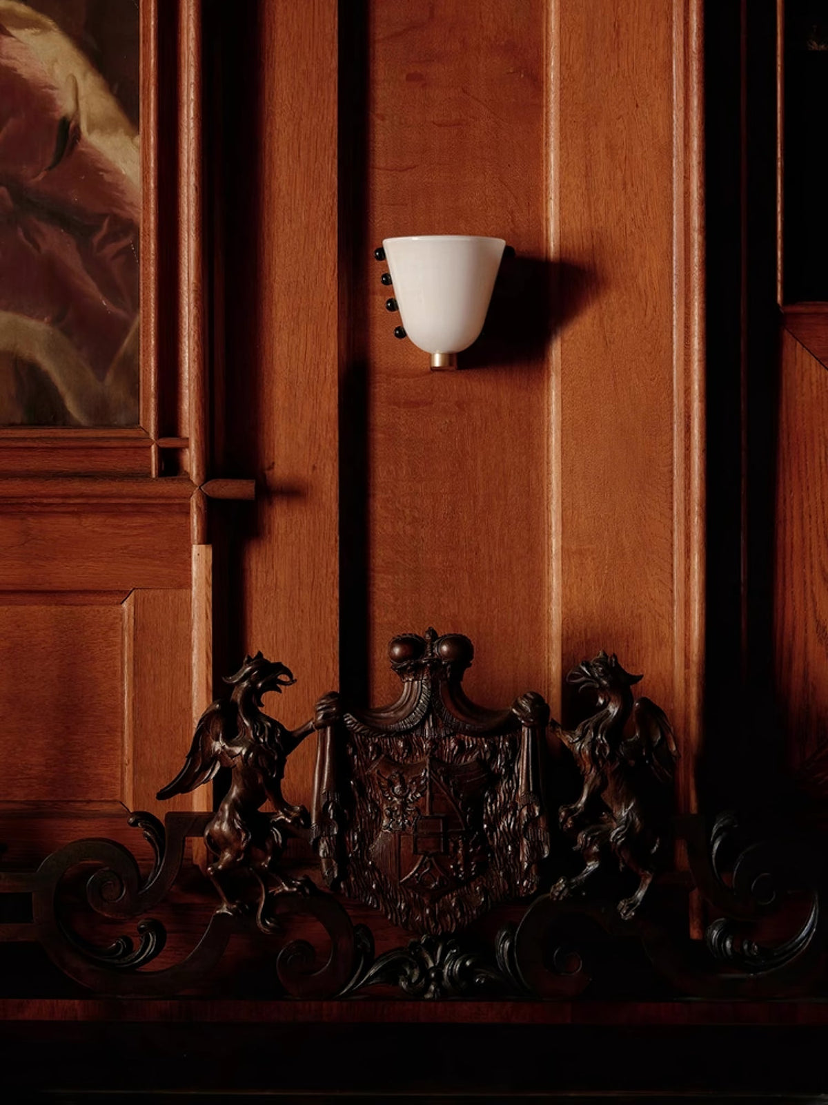 Lindelfield Glass Wall Light-Moonnatur