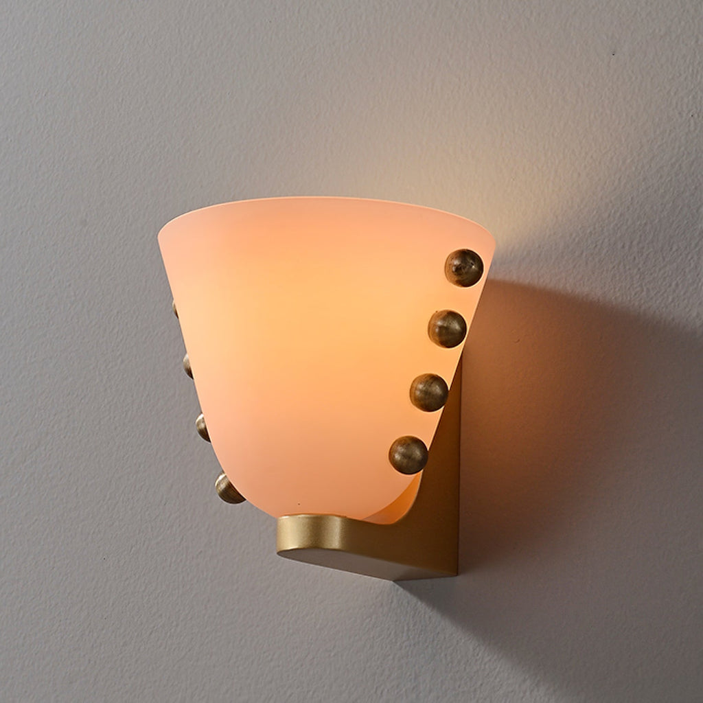 Lindelfield Glass Wall Light-Moonnatur
