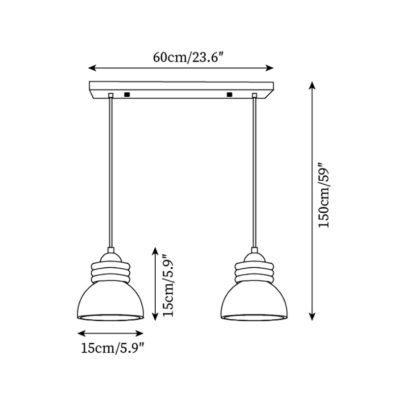 Ferrowmere Travertine Pendant Light-Moonnatur