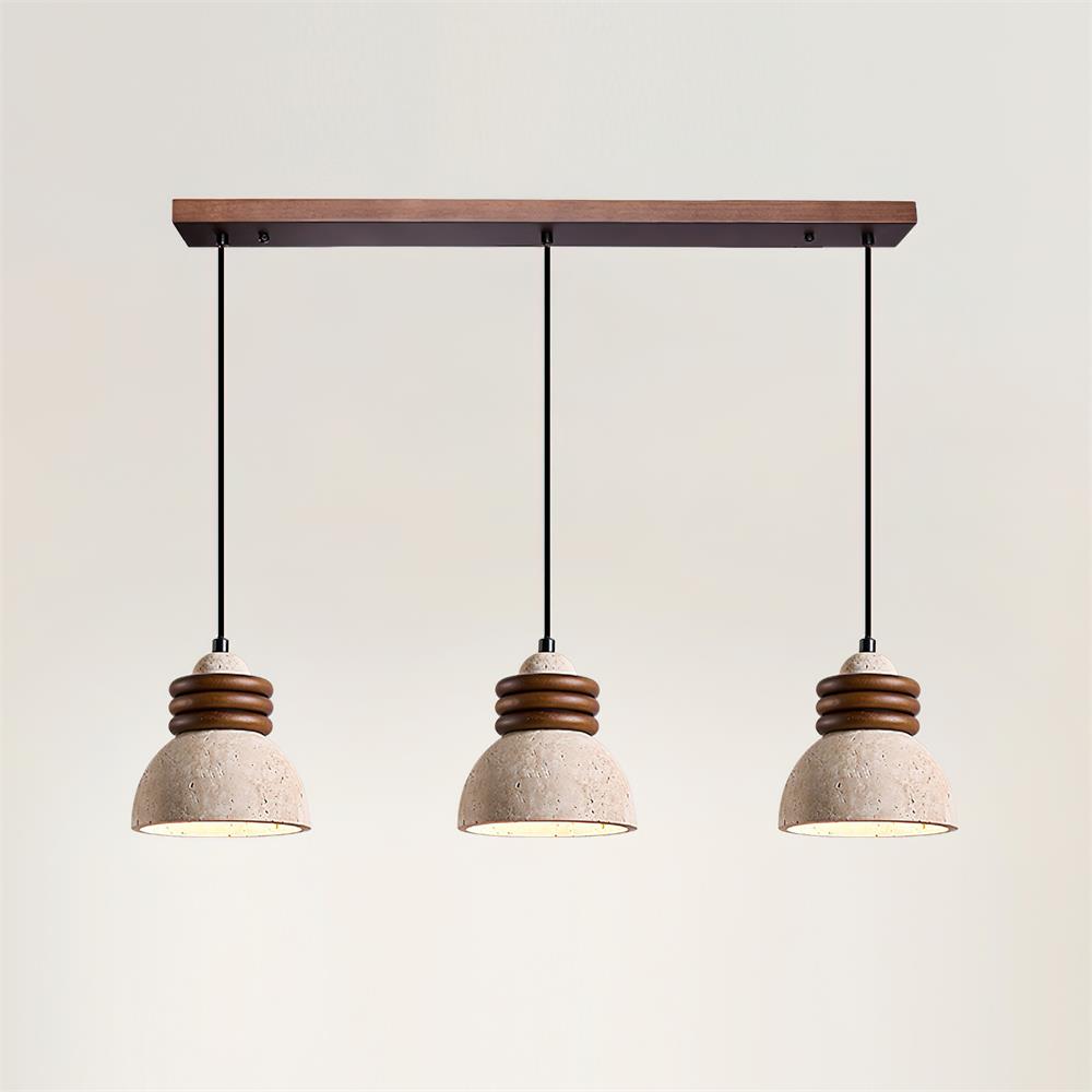 Ferrowmere Travertine Pendant Light-Moonnatur
