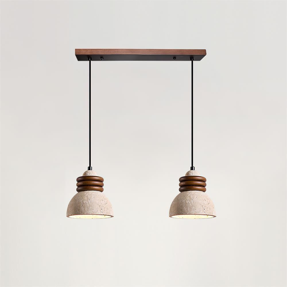 Ferrowmere Travertine Pendant Light-Moonnatur