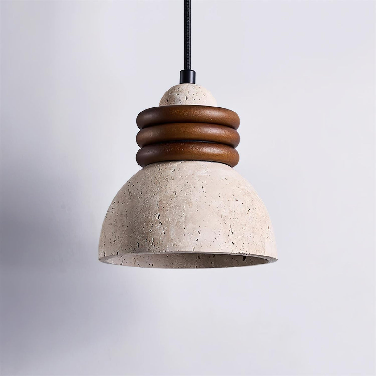 Ferrowmere Travertine Pendant Light-Moonnatur