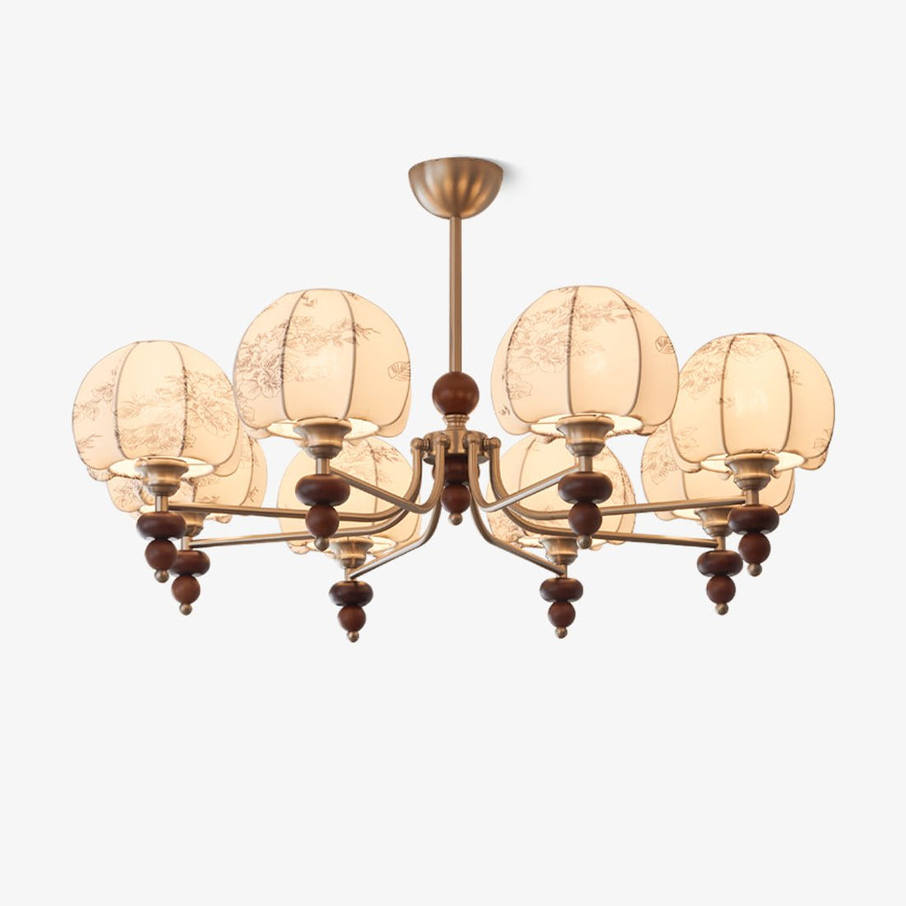 Embreth Fabric Chandelier-Moonnatur