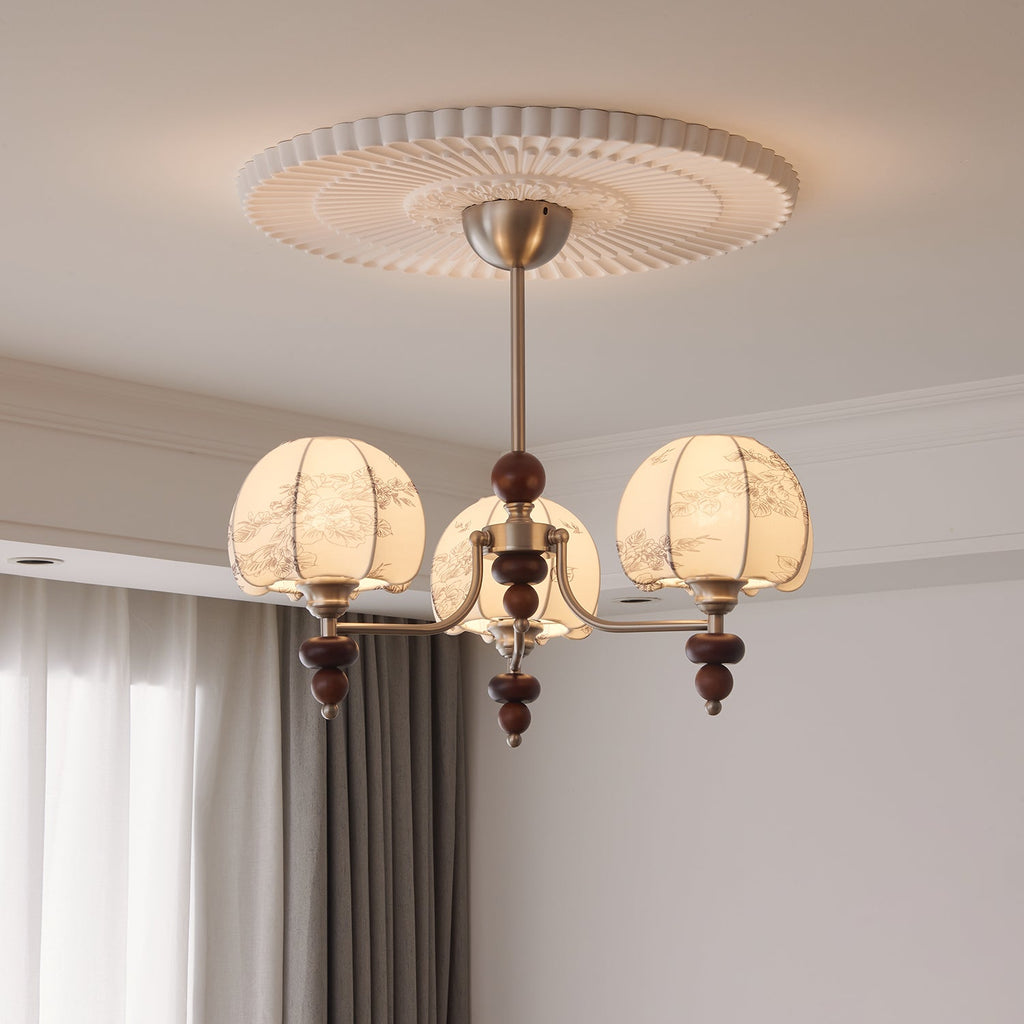 Embreth Fabric Chandelier-Moonnatur