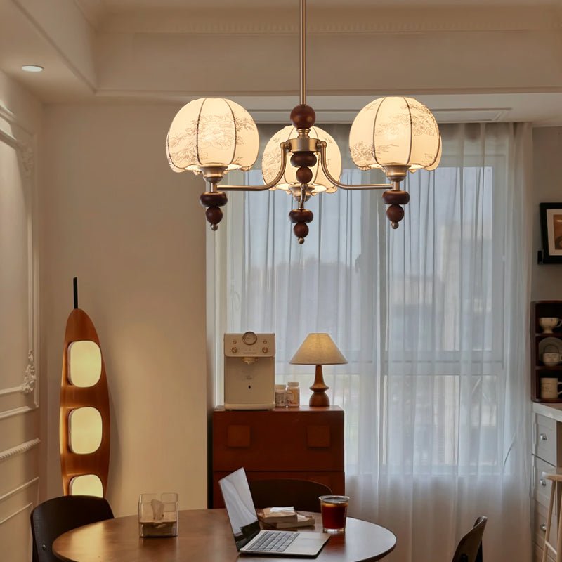 Embreth Fabric Chandelier-Moonnatur