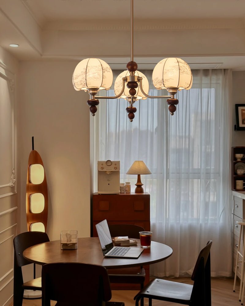 Embreth Fabric Chandelier-Moonnatur