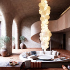 Laelera Glass Chandelier-Moonnatur
