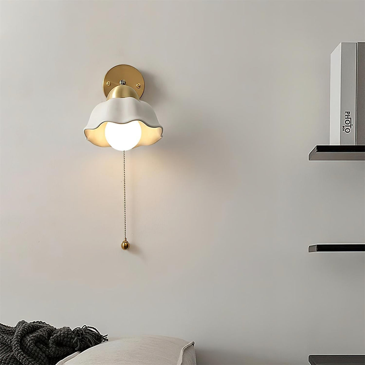 Jorrenbrook Ceramic Wall Light-Moonnatur