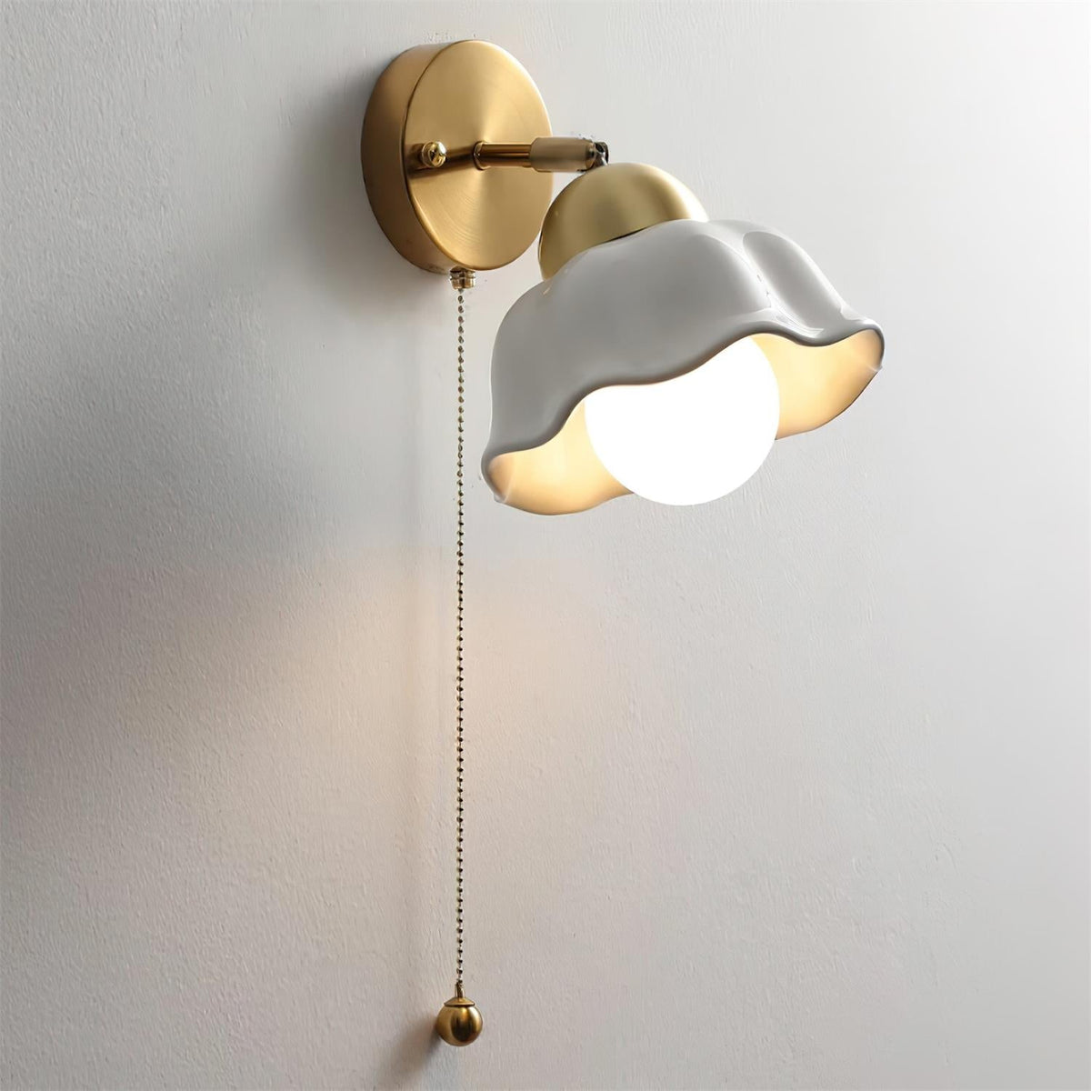 Jorrenbrook Ceramic Wall Light-Moonnatur
