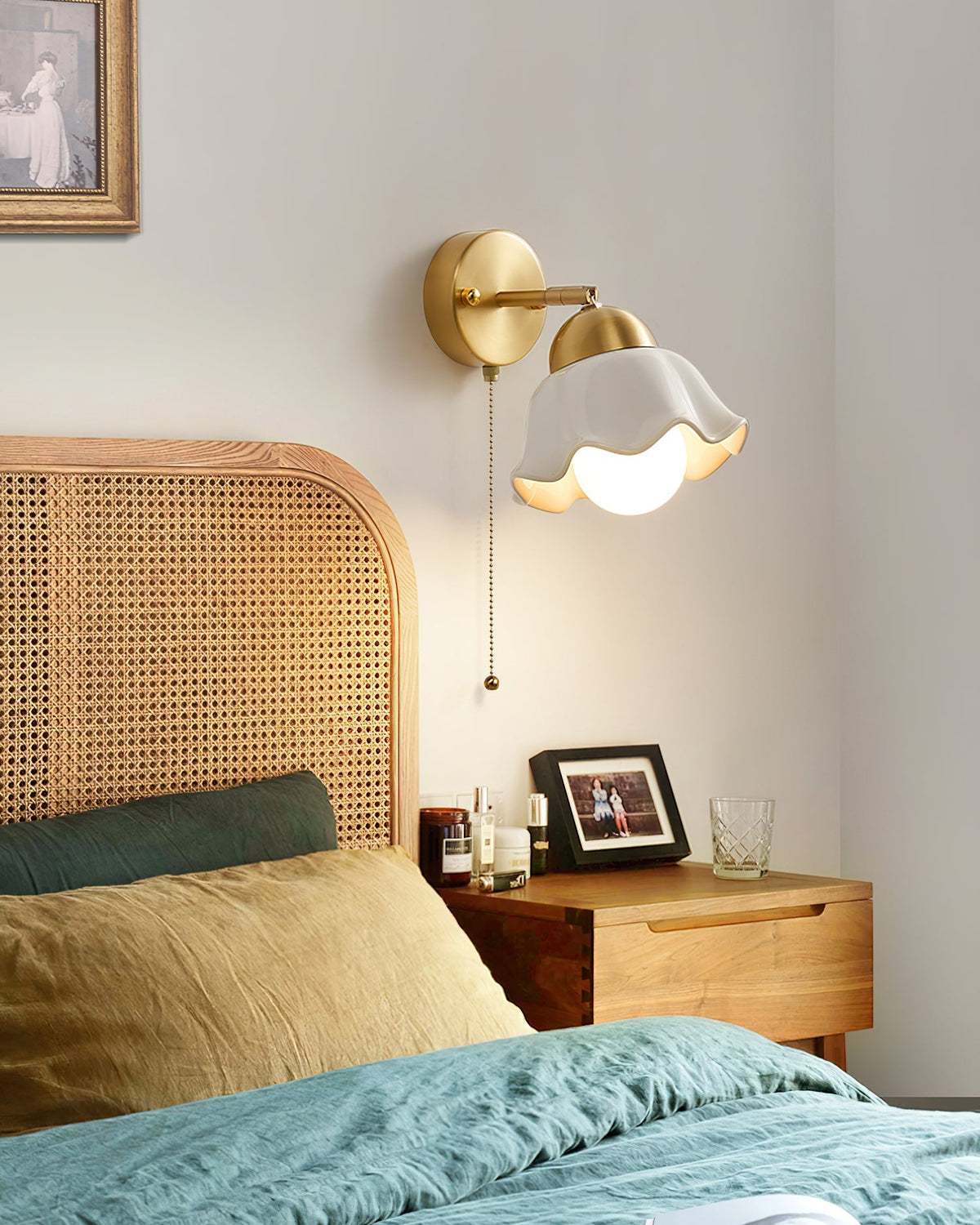 Jorrenbrook Ceramic Wall Light-Moonnatur