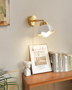 Jorrenbrook Ceramic Wall Light-Moonnatur